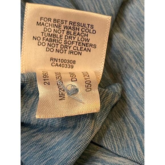 Peter Millar Crown Crafted Performance Polo Shirt Blue Heather Knit Sz Sm Golf - Picture 11 of 12